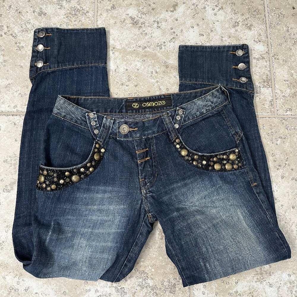 Brazilian Imported Jeans Ozmoze Y2K Embellished